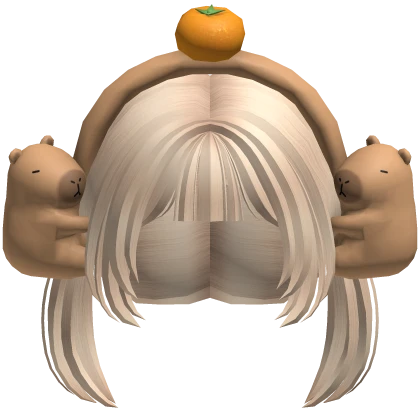 Capybara Headphone Pigtails 🤎