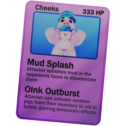 Cheeks Trading Card
