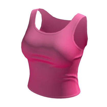 ☆ Pink Simple Tank Top