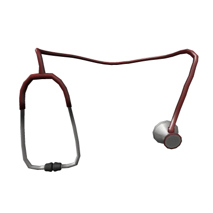 Red Medical Stethoscope