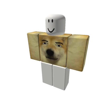 Man Face Doge Dog TopHead Troll Meme Sus