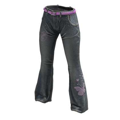 ardor* - cute glitter jeans (aged blue)