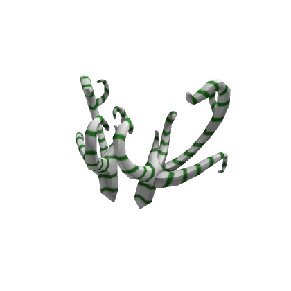 Green Candycane Antlers 