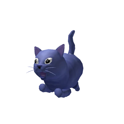 Blue Server Cat Head Buddy {READ DESCRIPTION}