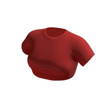 Comfy Crop Top (Red)