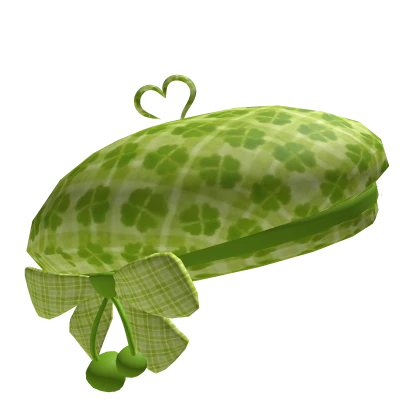 igari green clover beret mori kei heisei retro 🍀