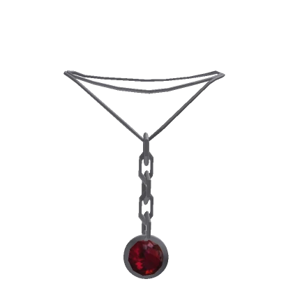 Silver Ruby Necklace 3.0 