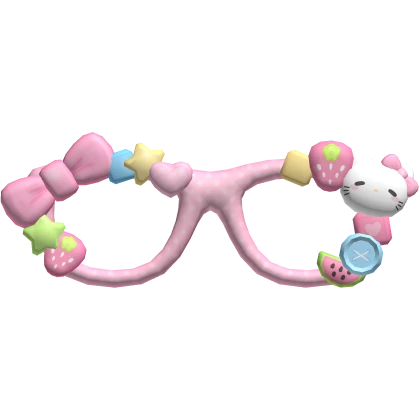 𐔌 pink kawaii sweet candy decora harajuku glasses