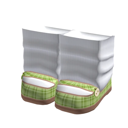 harajuku igari mary janes w/ legwarmers green