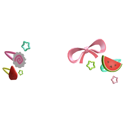 Kawaii Melon Hair Clips