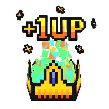 ⏳ 8-bits Royale Crown + Extra Life [ANIMATED]