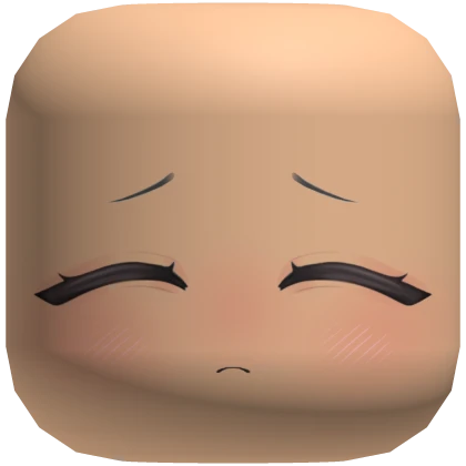 ♡ kawaii resting chibi face mask