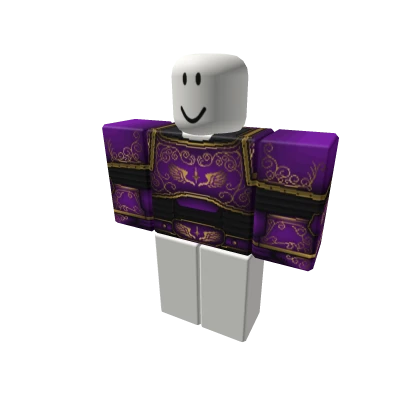 Violet Purple and Gold Armor Shirt