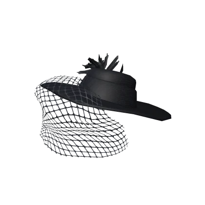 Gothic Fedora w/ Veil 