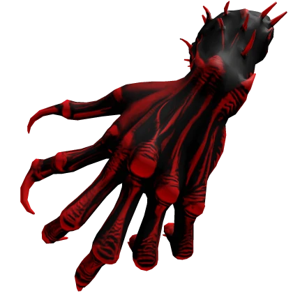 Demon Hand Covering Your Face (Bright Red)