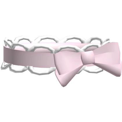 pretty kawaii lita laced pink collar