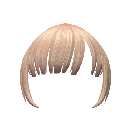 Side-Parted Full Bangs (Blonde) 