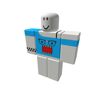 ★ Nerd Blue Scene Emo Domo Kun