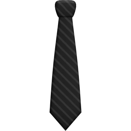Black Pinstripe Tie