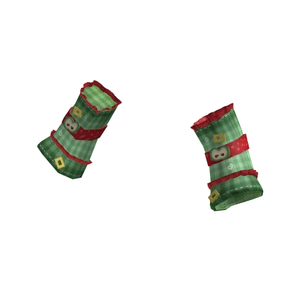 Ruffled Igari Apple Arm Warmers (Geen and Red)