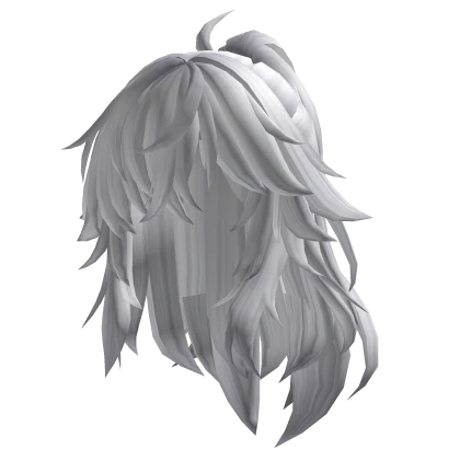 White Elegant Ponytail