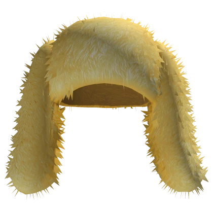 Fur Bunny Hat (Yellow)