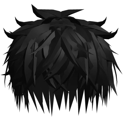 💯 Spiky Anime Boys Emo Hair (Black)v25🖤