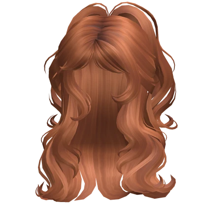 ♡ Voluminous Half up Half Down (Orange Ginger)