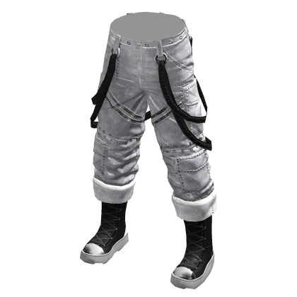 Industrial Combat Pants White