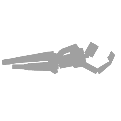 Cute Kawaii Laying Shy Leg Flutter Pose