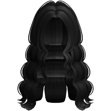 Long Wavy Ethereal Curly Hair (Black)