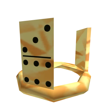 Golden Sparkle Time Domino Crown