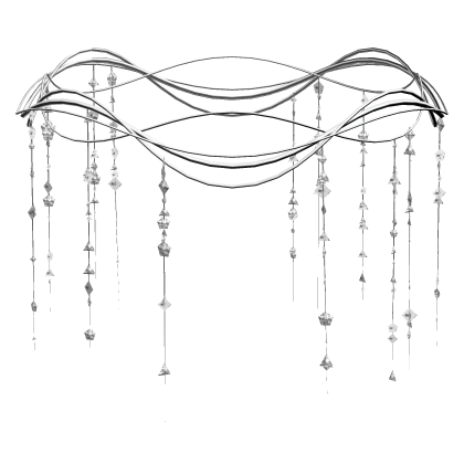 Silver Crystal Fairy Droplet Tiara