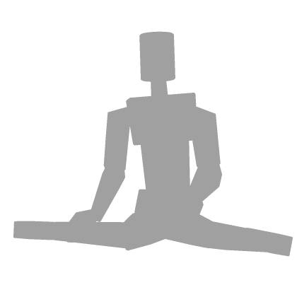 cute sitting profile pose