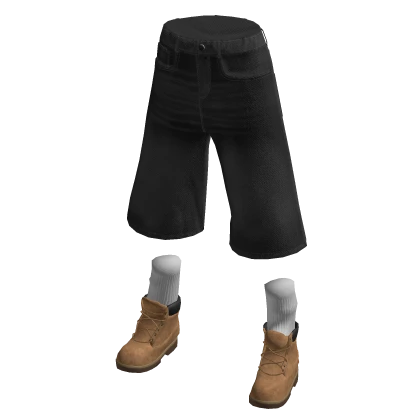 M11! - Baggy Jorts w/ Timbs Boots