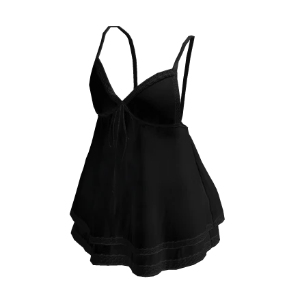 Strappy Summer Dress Black