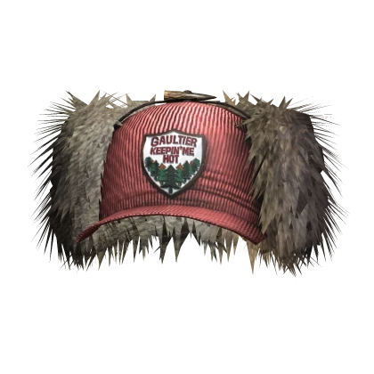  2004 High Fashion Fox Fur Red Hat