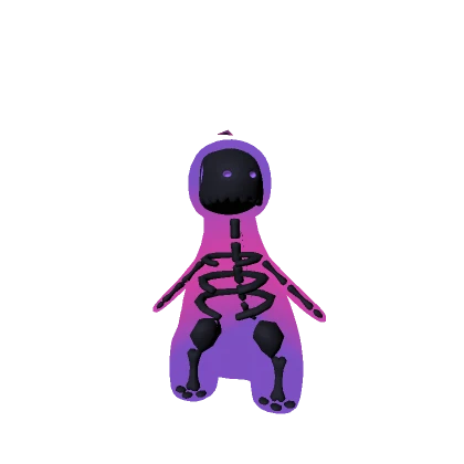 Mini Pink X-Ray Skeleton Dino