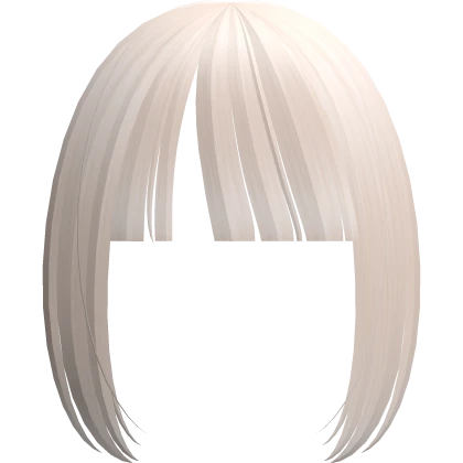 kawaii emo hime anime bangs in blonde