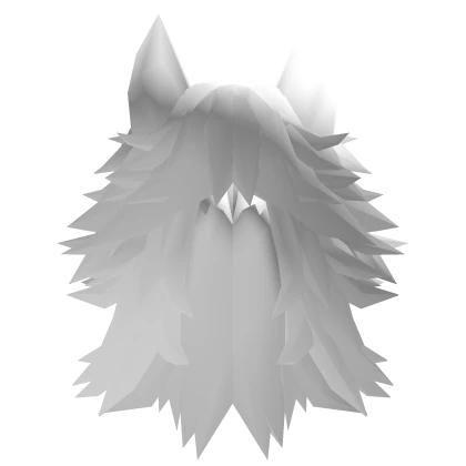 White Goth Wolf Cut