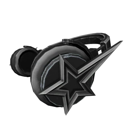 [3.0] Y2k Metallic Shoulder Neck Headphone