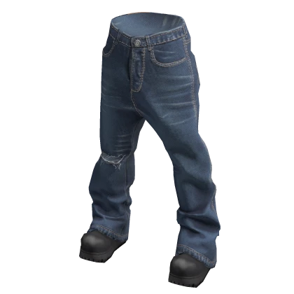 ardor* - big boot pants (blue)