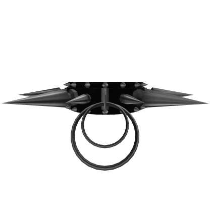 Heavy Spiked Choker - Chrome [3.0/Blush Doll]