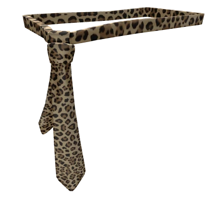 stylish leopard waist tie (r6)