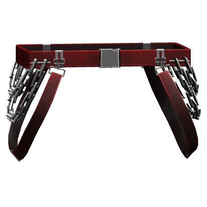 Chained Suspenders (ver.2) - Red