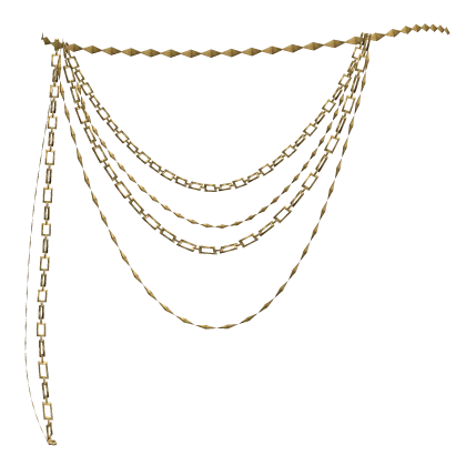 Gold Gaian Temporal Chain Belt