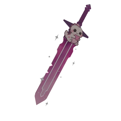 Kawaii Pink Dino Sword
