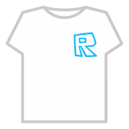 Light Blue Classic Roblox R Logo T-Shirt