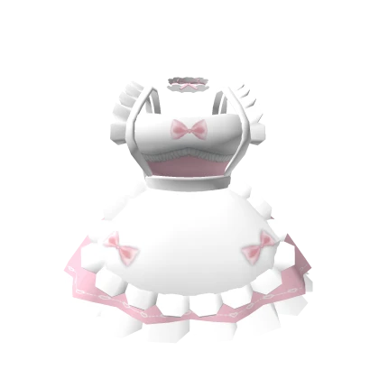 🎀Chibi Doll - Sweet Pink Maid Dress w Bows