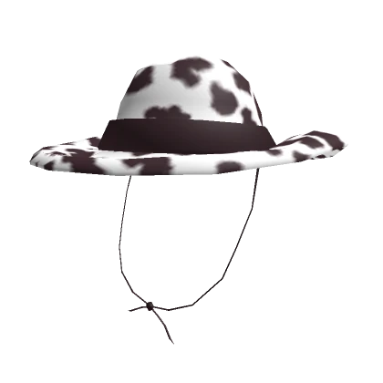 Cow Print Cowboy Hat